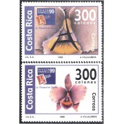 Costa Rica 656/57 1999 Philex France 99 MNH
