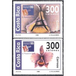 Costa Rica 656/57 1999 Philex France 99 MNH Costa Rica 656/57 1999 Philex France 99 MNH