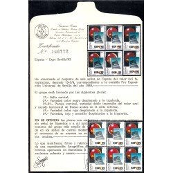 España Spain Variedad 2990 Lote 1989 Expo 92 España Spain Variedad 2990 Lote 1989 Expo 92