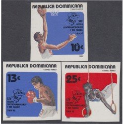 Rep. Dominicana A- 413/15 1982 XIV Juegos Centroamericanos y del Caribe Cuba Sin dentar Rep. Dominicana A- 413/15 1982 XIV Juegos Centroamericanos y del Caribe Cuba Sin dentar
