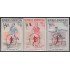 Rep. Dominicana A- 138/40 1959 3º Juegos panamericanos en Chicago Sin dentar MNH