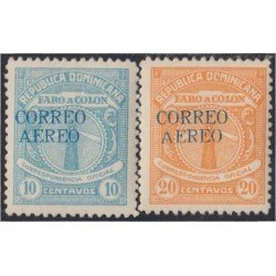 Rep. Dominicana A- 10/11 1931 Correspondencia Oficial Faro a Colón Sin goma Rep. Dominicana A- 10/11 1931 Correspondencia Oficial Faro a Colón Sin goma