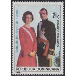 Rep. Dominicana A- 284 1976 Visita de los Reyes de España MH Rep. Dominicana A- 284 1976 Visita de los Reyes de España MH