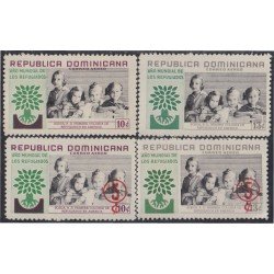 Rep. Dominicana A- 142/45 1960 Año Mundial de los Refugiados MH Rep. Dominicana A- 142/45 1960 Año Mundial de los Refugiados MH