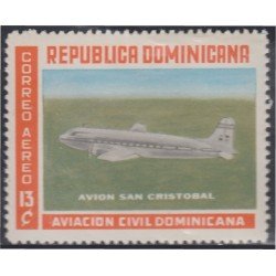 Rep. Dominicana A- 141 1960 Avión San Cristóbal MH Rep. Dominicana A- 141 1960 Avión San Cristóbal MH
