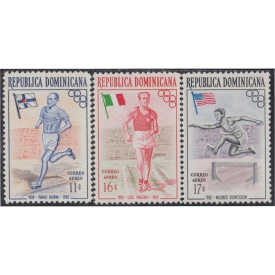 Rep. Dominicana A- 101/03 1957 Olimpiadas Disciplina Atletismo MH