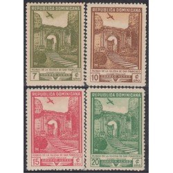 Rep. Dominicana A- 75/78 1949 Ruinas de la Iglesia de San Francisco MH Rep. Dominicana A- 75/78 1949 Ruinas de la Iglesia de San Francisco MH