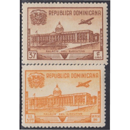 Rep. Dominicana A- 73/74 1948 Palacio del ejecutivo MH Rep. Dominicana A- 73/74 1948 Palacio del ejecutivo MH
