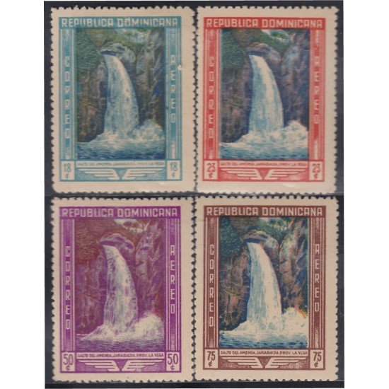 Rep. Dominicana A- 69/72 1947 Salto del Gimenda Jarabacoa MH Rep. Dominicana A- 69/72 1947 Salto del Gimenda Jarabacoa MH