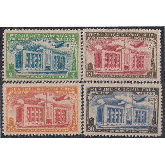 Rep. Dominicana A- 54/57 1944 Palacio de Comunicaciones MH Rep. Dominicana A- 54/57 1944 Palacio de Comunicaciones MH
