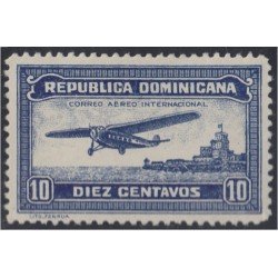 Rep. Dominicana A- 23 1933 Correo aéreo internacional avión plane MH Rep. Dominicana A- 23 1933 Correo aéreo internacional avión plane MH
