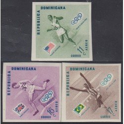 Rep. Dominicana A- 108/10 1957 Olimpiadas Melbourne 1956 Disciplina Atletismo Sin dentar Rep. Dominicana A- 108/10 1957 Olimpiadas Melbourne 1956 Disciplina Atletismo Sin dentar