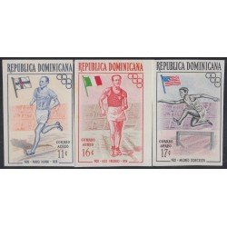 Rep. Dominicana A- 101/03 1957 Olimpiadas Disciplina Atletismo Sin dentar Rep. Dominicana A- 101/03 1957 Olimpiadas Disciplina Atletismo Sin dentar
