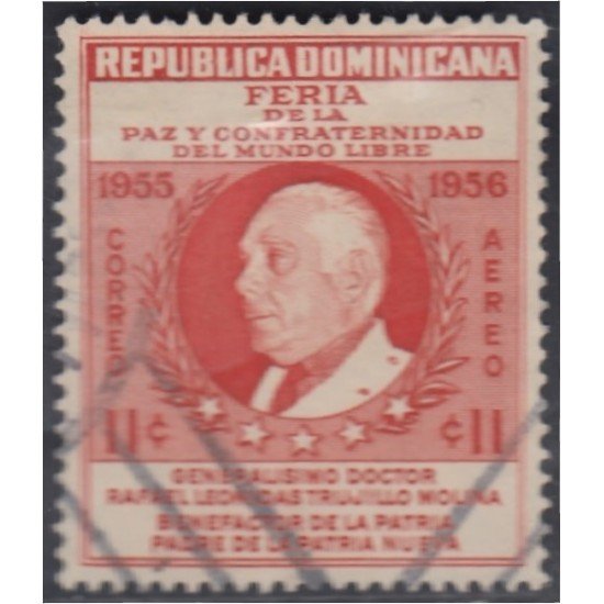 Rep. Dominicana A- 99 1955 Rafael Leonidas Trujillo Molina usados Rep. Dominicana A- 99 1955 Rafael Leonidas Trujillo Molina usados