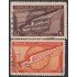 Rep. Dominicana A- 46/47 Serie antigua Paloma estilizada  usados