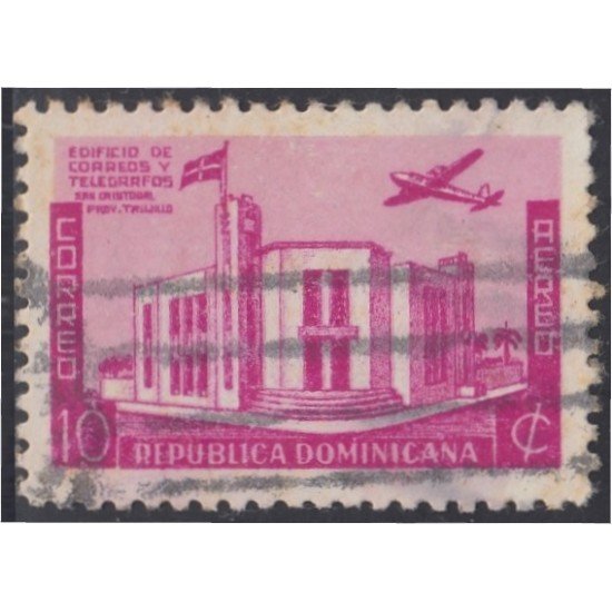 Rep. Dominicana A- 45 1940 Oficina de Correos de San Cristóbal usados