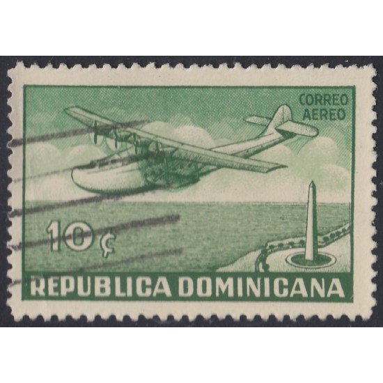 Rep. Dominicana A- 37 1937 Serie antigua Avión Plane usados Rep. Dominicana A- 37 1937 Serie antigua Avión Plane usados