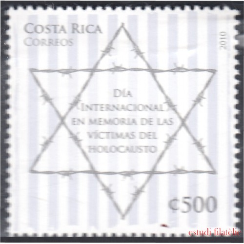 Costa Rica 910 2010 Día Internacional en memoria de las víctimas del Holocausto MNH