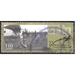 Costa Rica 746 2003 75 Años de la travesia del Atlantico Norte por Carlos Lindbergh usados Costa Rica 746 2003 75 Años de la travesia del Atlantico Norte por Carlos Lindbergh usados