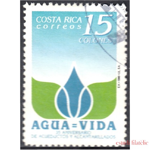 Costa Rica 614 1996 35 Aniversario de Acueductos y Alcantarillados usados