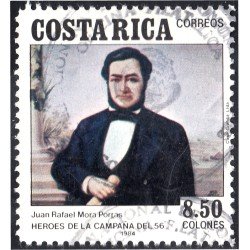 Costa Rica 380 1984 Héroe Juan Rafael Mora Porras usados Costa Rica 380 1984 Héroe Juan Rafael Mora Porras usados