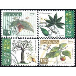 Costa Rica 748/51 2004 Serie América UPAEP Flora y Fauna Autóctona usados Costa Rica 748/51 2004 Serie América UPAEP Flora y Fauna Autóctona usados