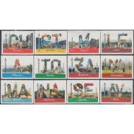 España Spain 5185/96 2018  12 meses 12 sellos  MNH Tarifa A