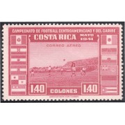 Costa Rica A- 61 1941 Campeonato de fútbol Centroamericano y del Caribe MNH