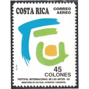 Costa Rica A- 908 1993 Festival Internacional de las Artes MNH