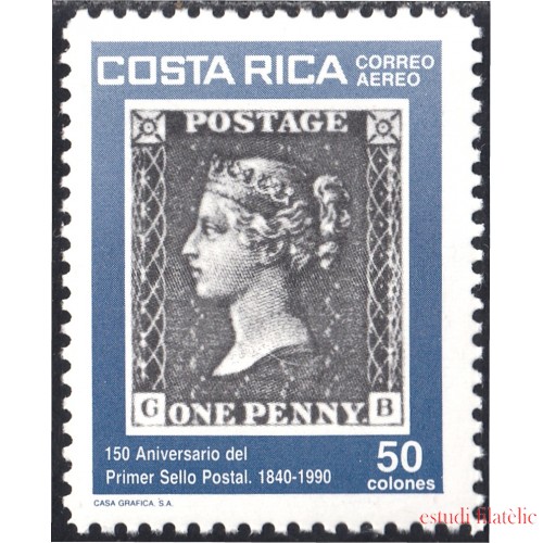 Costa Rica A- 897 1990 150º Aniversario del 1º sello postal MNH