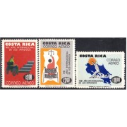 Costa Rica A- 835/37 1981 Año Internacional de los impedidos MNH