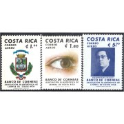 Costa Rica A- 799/801 1980 Banco de corneas Asociación filantrópica de Leones de Costa Rica MNH