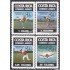 Costa Rica A- 764/67 1980 Olimpiada Moscú Ciclismo Fútbol Béisbol Natación MNH