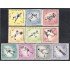 Costa Rica A- 301/10 1960 Juegos Olímpicos de Roma MNH