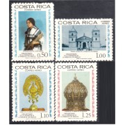 Costa Rica A- 675/78 1977 50 Años de la Coronación de La Virgen de los Ángeles MNH