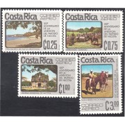Costa Rica A- 627/30 1975 150 Aniversario de la Anexión del Partido Nicoya MNH