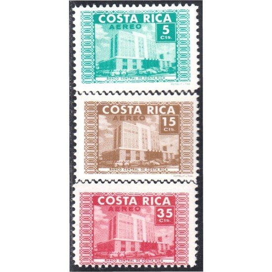 Costa Rica A- 426/28 1967 Banco Central de Costa Rica MNH Costa Rica A- 426/28 1967 Banco Central de Costa Rica MNH