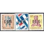 Costa Rica A- 388/90 1964 Arte Precolombino MNH