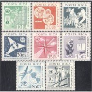 Costa Rica A- 318/25 1961 15 Aniversario de las Naciones Unidas MNH