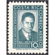 Costa Rica A- 317 1961 Profesor Miguel Obregón MNH