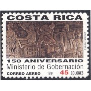 Costa Rica A- 910 1994 150 Aniversario del Ministerio de Gobernación MNH