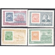 Costa Rica A- 359/62 1963 Centenario del sello postal Sin goma