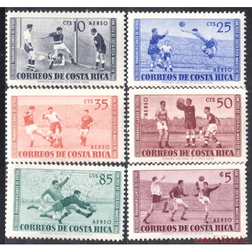 Costa Rica A- 283/88 1960 III Juegos Panamericanos de Fútbol MH