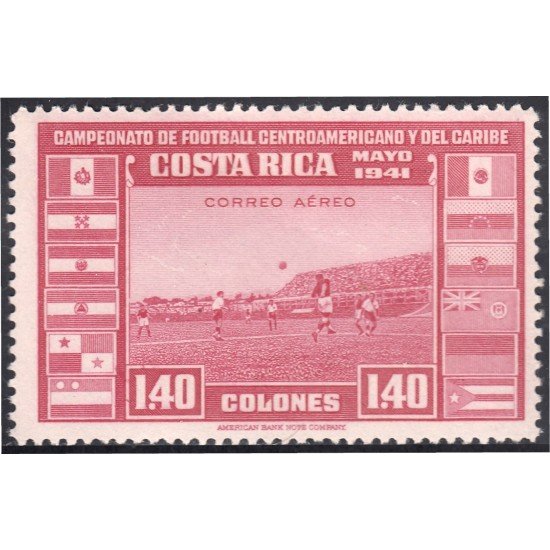 Costa Rica A- 61 1941 Campeonato de fútbol Centroamericano y del Caribe MH Costa Rica A- 61 1941 Campeonato de fútbol Centroamericano y del Caribe MH