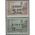 Argentina A- 86/87 1962 Sello n° 606 con papel tintado MNH
