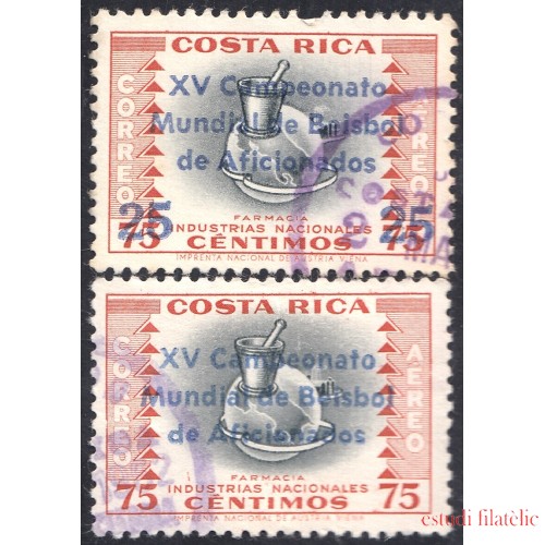 Costa Rica A- 311/12 1961 Industrias Nacionales  usados