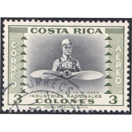 Costa Rica A- 241 1954 Industrias Nacionales Reconstrucción de aviones usados