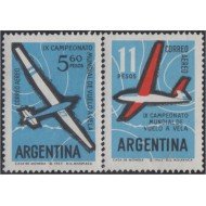 Argentina A- 89/90 1963 9° Campeonato de de planeadores MNH