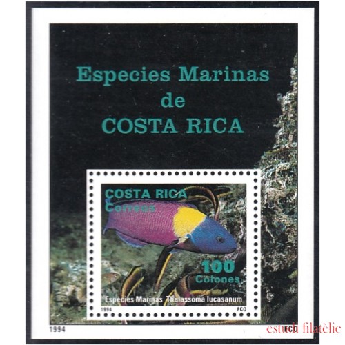 Costa Rica HB 14 1994 Especies marinas de Costa Rica MNH
