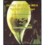 Costa Rica HB 13 1986 Fauna y flora costarricense MNH